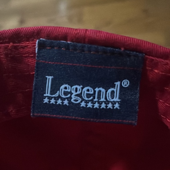 MAKERS MARK WHISKEY MENS ADJUSTABLE RED HAT CAP USED EMBROIDERED 100% COTTON - Picture 8 of 9